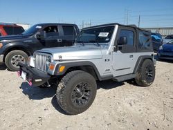 Salvage cars for sale at Haslet, TX auction: 2004 Jeep Wrangler X