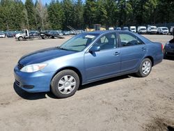 Toyota Camry LE Vehiculos salvage en venta: 2002 Toyota Camry LE