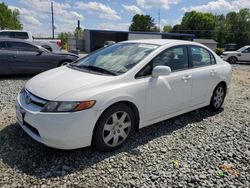 Salvage cars for sale from Copart Mebane, NC: 2007 Honda Civic LX