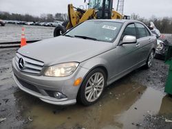 Salvage cars for sale at Windsor, NJ auction: 2009 Mercedes-Benz C 300 4matic