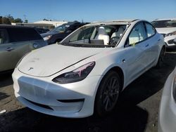 Salvage cars for sale from Copart Martinez, CA: 2022 Tesla Model 3