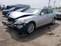 Salvage cars for sale at Chicago Heights, IL auction: 2012 Lexus LS 460
