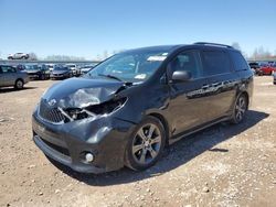 Toyota Sienna salvage cars for sale: 2015 Toyota Sienna Sport