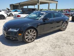 Salvage cars for sale at West Palm Beach, FL auction: 2014 Audi A7 Prestige