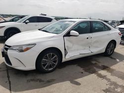 Salvage cars for sale at Grand Prairie, TX auction: 2017 Toyota Camry LE