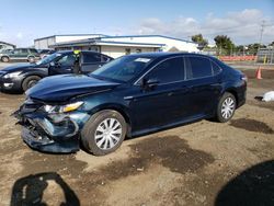 Salvage cars for sale at San Diego, CA auction: 2020 Toyota Camry LE