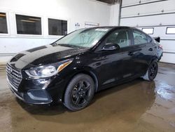 Salvage cars for sale at Blaine, MN auction: 2022 Hyundai Accent SE