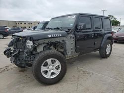 Salvage cars for sale at Wilmer, TX auction: 2019 Jeep Wrangler Unlimited Sport