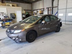 Salvage cars for sale from Copart Rogersville, MO: 2012 Honda Civic LX