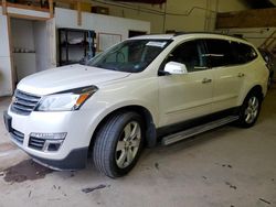 Salvage cars for sale from Copart Ham Lake, MN: 2014 Chevrolet Traverse LTZ