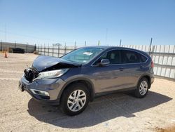 Salvage cars for sale at Andrews, TX auction: 2016 Honda CR-V EX