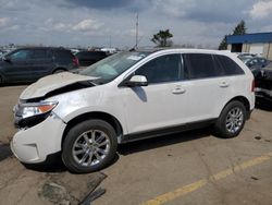 Salvage cars for sale from Copart Woodhaven, MI: 2013 Ford Edge Limited