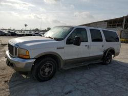 Salvage cars for sale at Corpus Christi, TX auction: 2000 Ford Excursion Limited