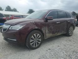 Salvage cars for sale from Copart Prairie Grove, AR: 2015 Acura MDX Technology