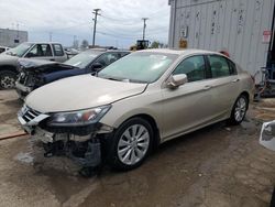 Salvage cars for sale at Chicago Heights, IL auction: 2013 Honda Accord EX