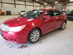 Salvage cars for sale at Lansing, MI auction: 2012 Buick Lacrosse Premium