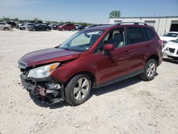 Salvage cars for sale at Kansas City, KS auction: 2014 Subaru Forester 2.5I Limited