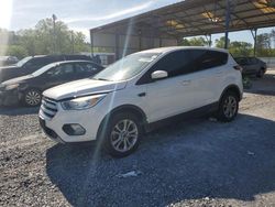 Salvage cars for sale at Cartersville, GA auction: 2017 Ford Escape SE