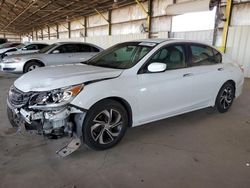 Honda salvage cars for sale: 2017 Honda Accord LX