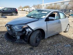Salvage cars for sale at Franklin, WI auction: 2016 Toyota Corolla L