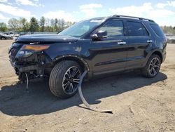 Salvage cars for sale from Copart Finksburg, MD: 2014 Ford Explorer Sport