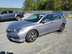 Salvage cars for sale from Copart Concord, NC: 2016 Honda Accord LX