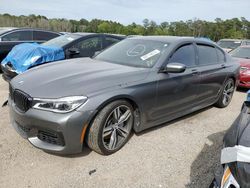 Salvage cars for sale at Harleyville, SC auction: 2019 BMW 750 I