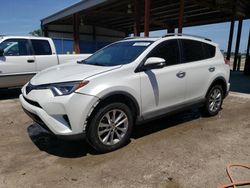 Salvage cars for sale at Riverview, FL auction: 2017 Toyota Rav4 Limited