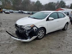 Salvage cars for sale from Copart Mendon, MA: 2015 Toyota Corolla L