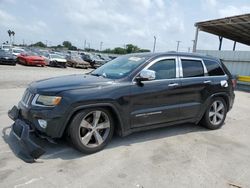Salvage cars for sale at Corpus Christi, TX auction: 2014 Jeep Grand Cherokee Overland