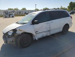 Salvage cars for sale at Sacramento, CA auction: 2004 Toyota Sienna CE