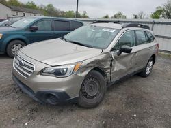 Salvage cars for sale from Copart York Haven, PA: 2015 Subaru Outback 2.5I