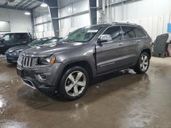 Salvage cars for sale at Ham Lake, MN auction: 2014 Jeep Grand Cherokee Limited