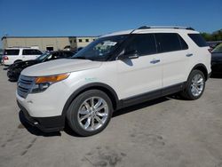 Ford Explorer salvage cars for sale: 2014 Ford Explorer XLT