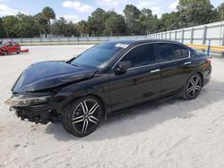 Vehiculos salvage en venta de Copart Fort Pierce, FL: 2016 Honda Accord Sport