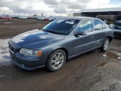 Salvage cars for sale from Copart Brighton, CO: 2007 Volvo S60 2.5T
