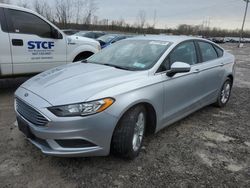 Salvage cars for sale at Leroy, NY auction: 2018 Ford Fusion SE