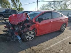 Salvage cars for sale at Moraine, OH auction: 2017 Chevrolet Cruze LS