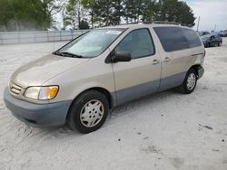 Toyota Sienna le salvage cars for sale: 2002 Toyota Sienna LE