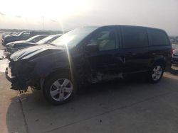 Salvage cars for sale at Grand Prairie, TX auction: 2013 Dodge Grand Caravan SE