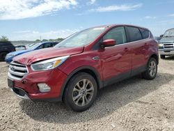 Salvage cars for sale from Copart Kansas City, KS: 2017 Ford Escape SE
