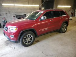 Salvage cars for sale at Angola, NY auction: 2014 Jeep Grand Cherokee Limited