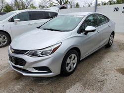 Salvage cars for sale at Bridgeton, MO auction: 2017 Chevrolet Cruze LS