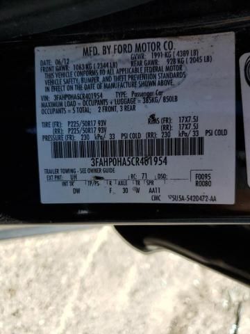 2012 Ford Fusion SE