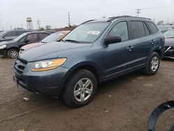 Salvage cars for sale at Dyer, IN auction: 2009 Hyundai Santa FE GLS