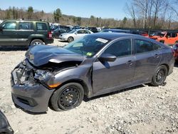 Salvage cars for sale at Candia, NH auction: 2018 Honda Civic LX