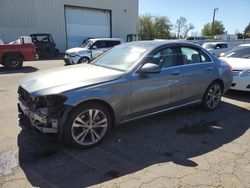 Salvage cars for sale at Woodburn, OR auction: 2016 Mercedes-Benz C 300 4matic