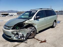Salvage cars for sale from Copart Sun Valley, CA: 2006 Toyota Sienna CE