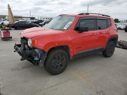 Salvage cars for sale from Copart Grand Prairie, TX: 2019 Jeep Renegade Sport