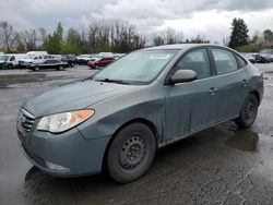 Hyundai salvage cars for sale: 2010 Hyundai Elantra Blue